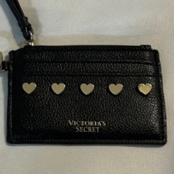 Victoria's Secret Accessories - New💕Victoria's Secret Black and Gold Key Card Holder
